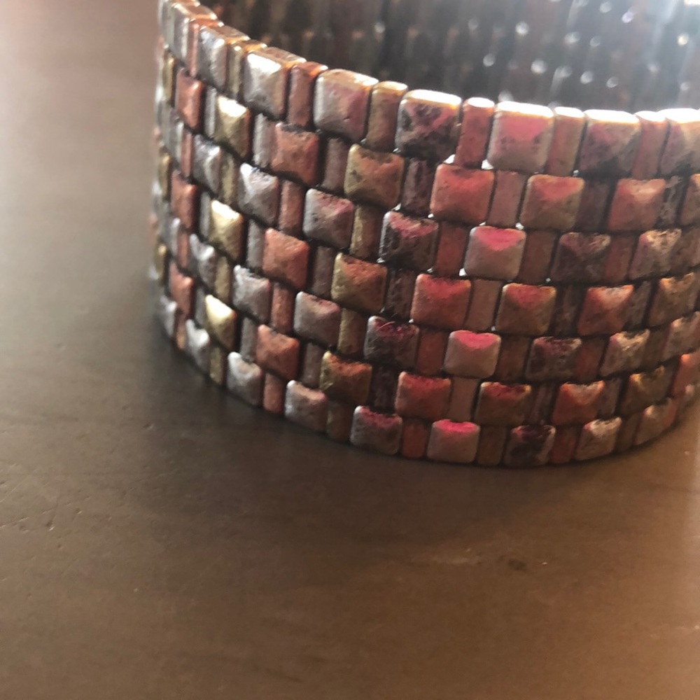 4 color metal stretch bracelet